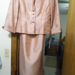 NWT,JESSICA HOWARD, 2 PC. SET,LONG SZ.6, ROSE